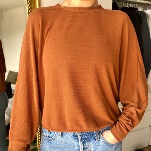 Burnt Orange Light Sweater